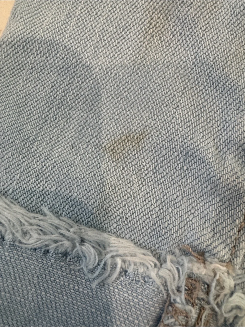 Children’s Place size 4T Light Blue Frayed Hem Jeans